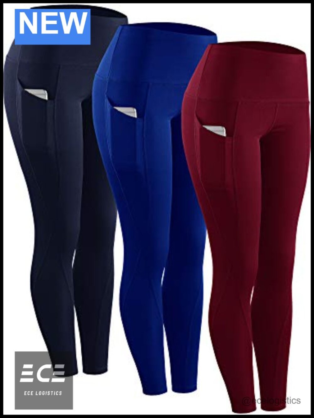 Women's High Waist Soft Leggings Slim Stretch Yoga Workout Pants